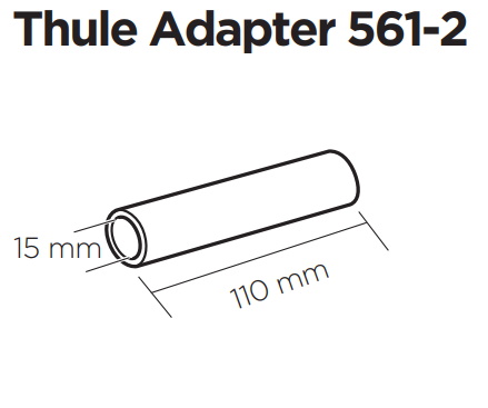 Adapter Thule 561-2 Thru Axle do uchwytu Thule 561